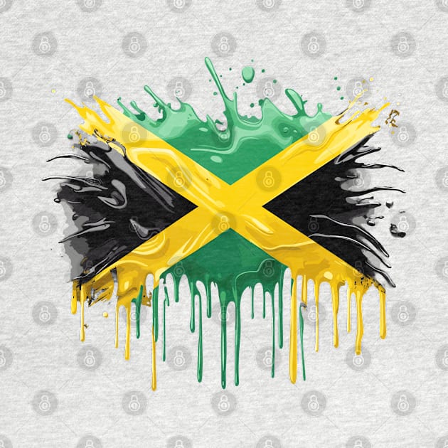 Jamaica Flag by Graceful Designs